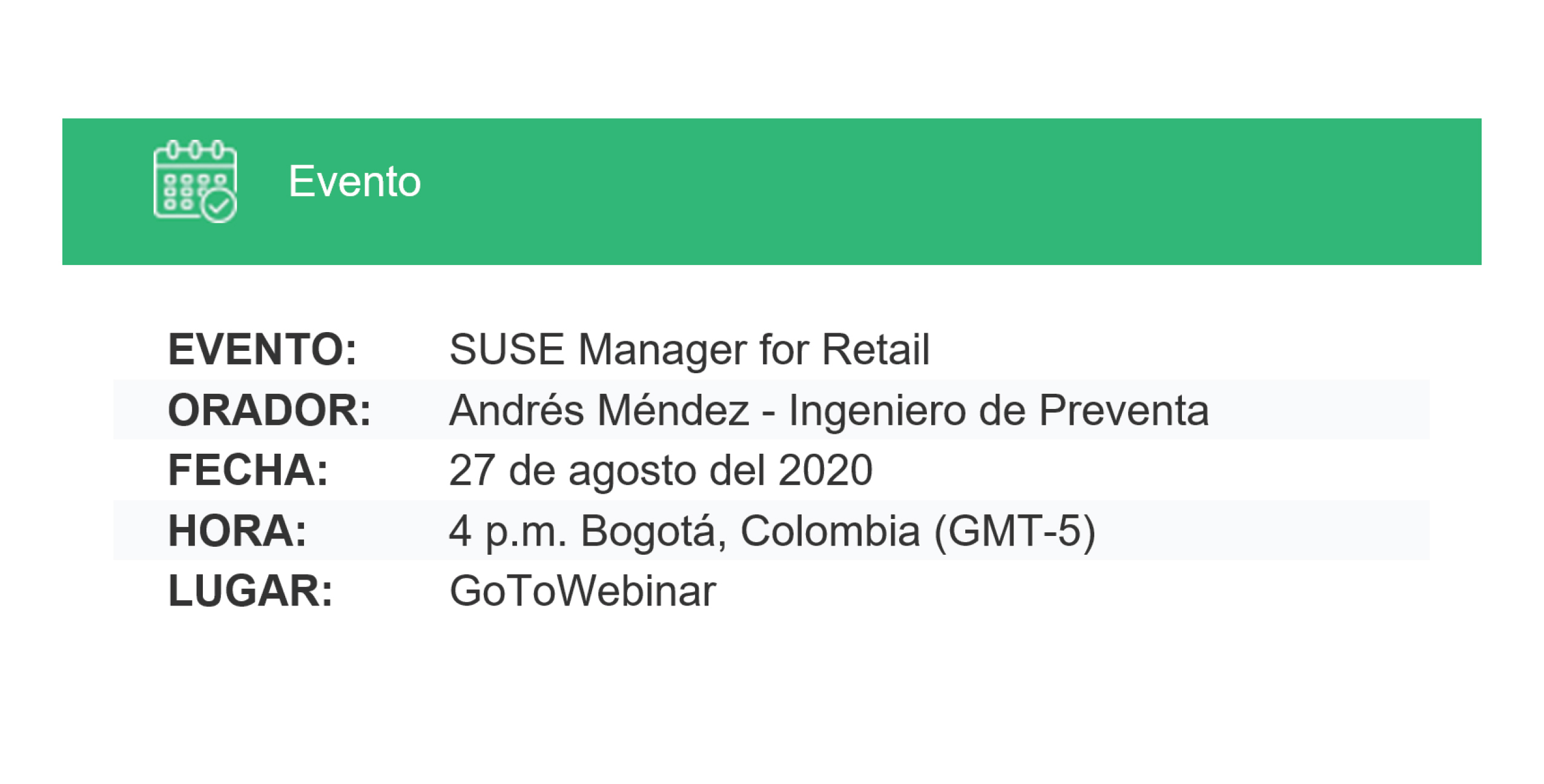 SUSE Manager for Retailevent